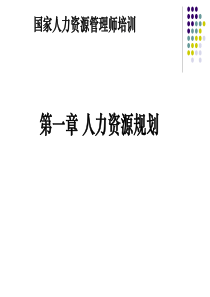 人力资源规划（PPT116页)