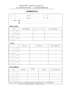 客座教授简历表