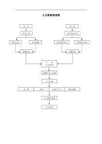 某公司人力资源规划流程图