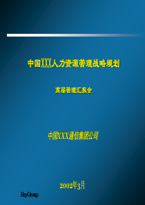 海氏==中国XX动人力资源规划124PPT