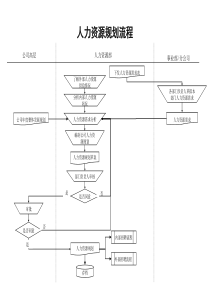 石油开采业-人力资源规划流程