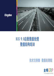 01 KIS90数据处理入门培训_总帐数据结构