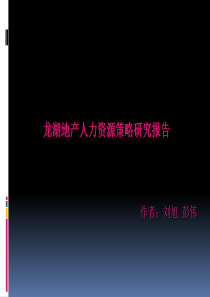 龙湖地产人力资源规划研究