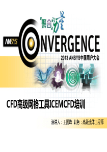 CFD高级网格工具ICEM-CFD培训