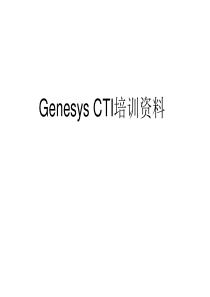 CTI培训资料