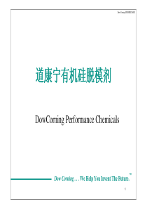 DC 脱模剂培训材料