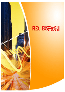 FLEX与EOS集成开发培训手册