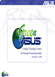 greenasusmeeting-2ndvendortraining培训教材