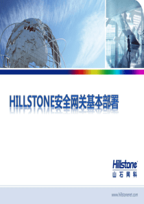 Hillstone基本部署培训文档ForSE