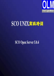 install-1SCO Unix培训教材