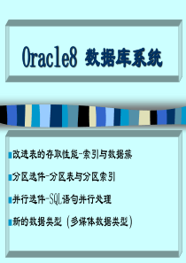 Oracle8 数据库系统