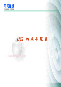 MPLS_中兴培训教材