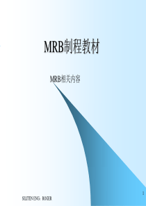 MRB制程培训教材