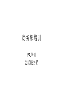 PA培训清洁剂