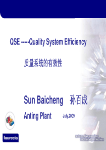 QSE培训TRAININGUMENT20090706