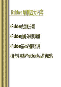 rubber知识培训