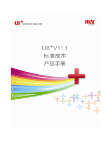 u8111标准成本培训课件