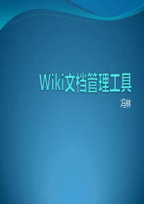 wiki培训文档