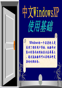 windowsxp电脑日常使用培训