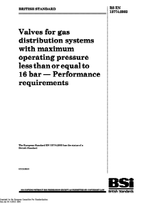 BS EN 13774-2003 最大工作压力小于或等于16巴的配气系统用阀门.性能要求