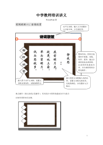 中学教师培训讲义