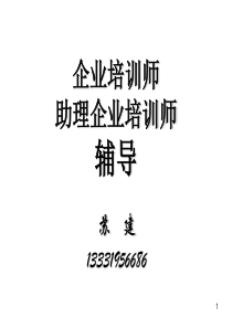 企业培训师辅导-苏建文