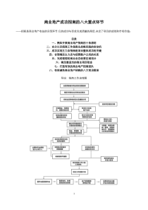 商业地产成功招商的八大环节(精编)