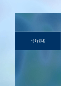 公司培训体系（PPT42页)