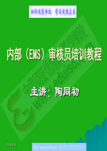 内部(EMS)审核员培训教程