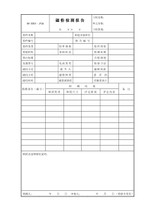 J126（磁粉检测报告）