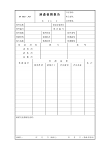 J127（渗透检测报告）