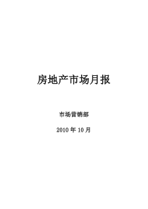 XXXX年10月南京房地产市场月报_75页