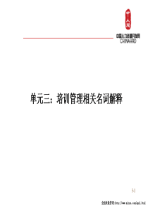 建立以需求为导向的量化培训管理体系培训管理相关名词