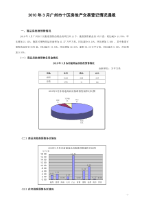 XXXX年3月广州市十区房地产交易登记情况通报