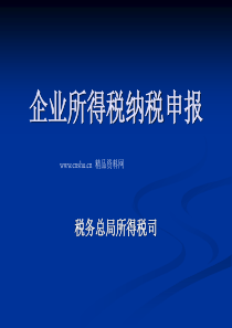 总局领导企业所得税培训-企业所得税纳税申报(PPT93页)