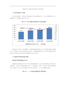 XXXX年4月哈尔滨房地产市场月报