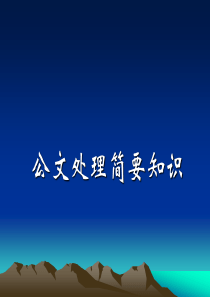 政府系统公文培训演示(林德伟)