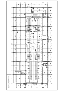 某电池车间压缩空气管道平面布置图