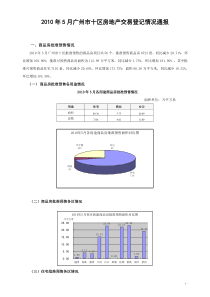 XXXX年5月广州市十区房地产交易登记情况通报