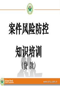 案防培训(贷款)