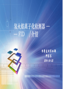 气相色谱检测器FID培训讲解（PDF32页）