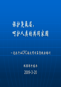 江苏泡沫行业CFC11淘汰执法监督培训