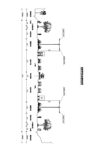 道路设计_道路照明标准横断面图