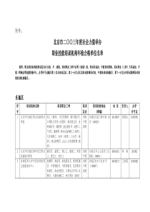 社会培训职业培训机构名单