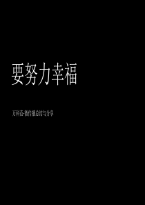 XXXX万科西安小户型项目万科范-微传播总结与分享