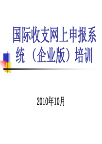 网上申报企业版培训资料)