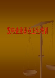 职业健康培训（PPT104页)