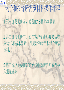 询价和报价管理资料培训(1)