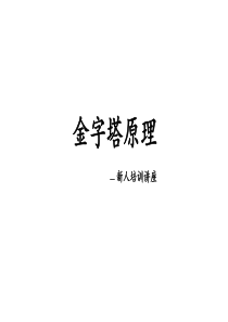 金字塔写作原则讲师版PPT