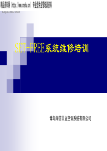 青岛海信日立空调系统有限公司SET-FREE系统维修培训（PPT52页）